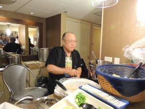 Keith Kato preparing the Are You A Coward chili Keith Kato preparing the Are You A Coward chili